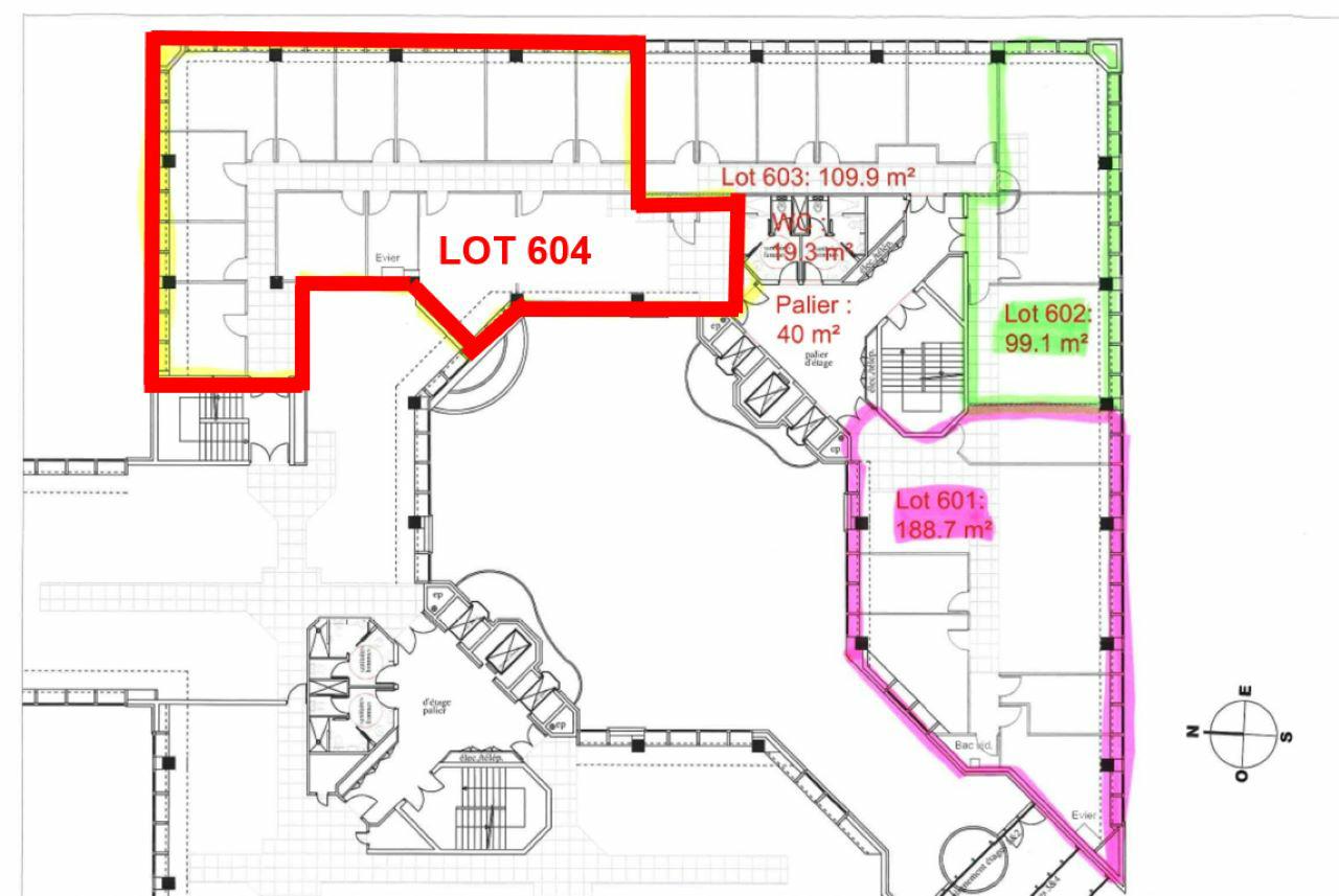 Bureau Lyon 1815m² Location bureau Lyon Rhône OLBUR2207930 1